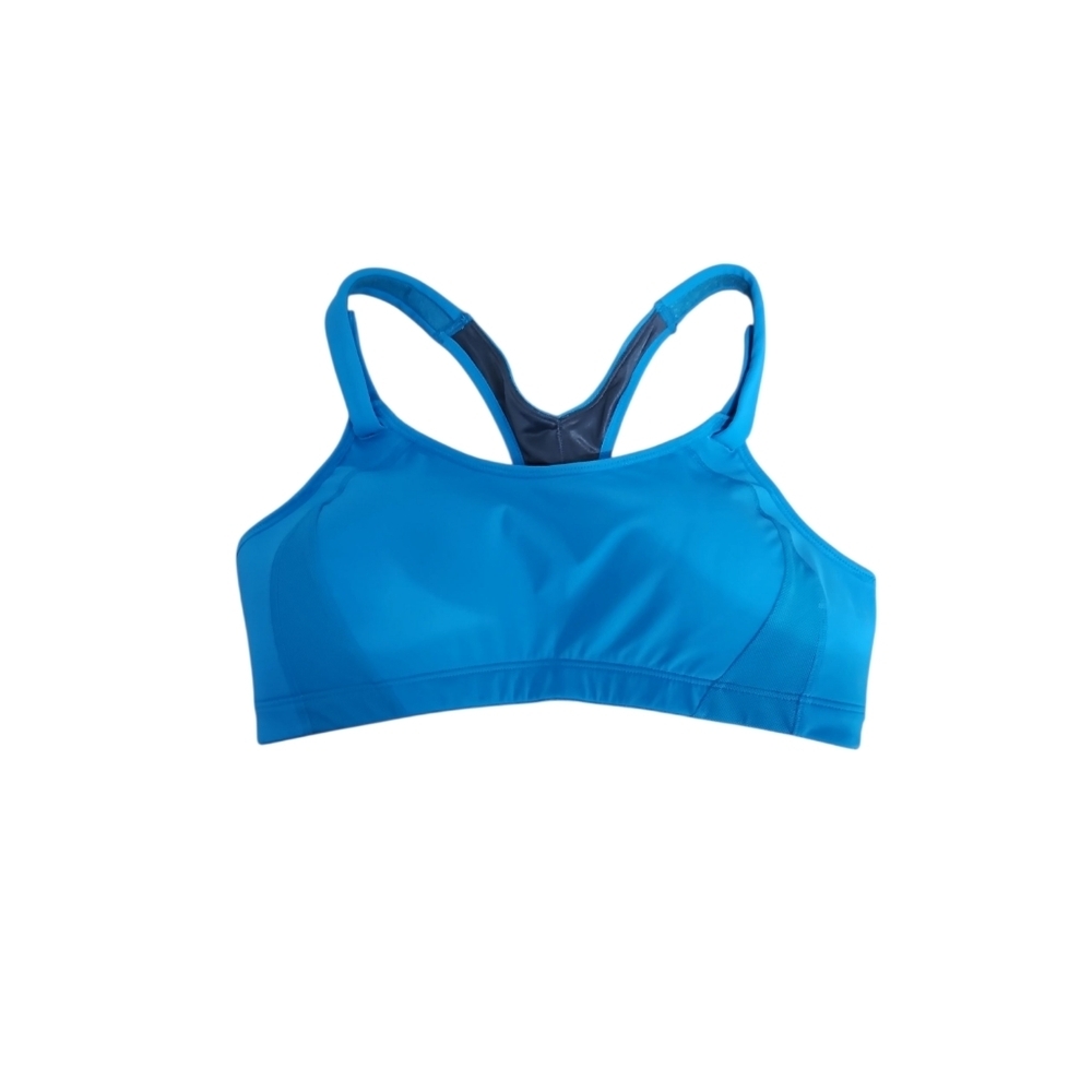 Syrokan Blue Women's Adustable Strap Sports Bra‎ Size 38D